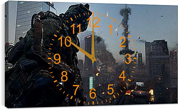 Часы картина - Call Of Duty: Advanced Warfare
