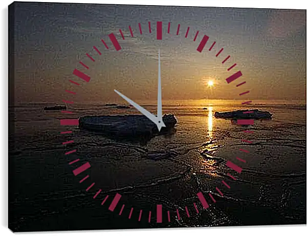 Часы картина - Природа