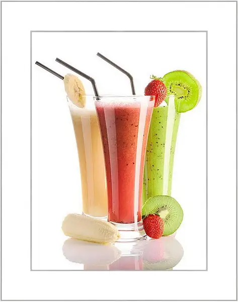 Картина в раме - Смузи. Фруктовое трио.