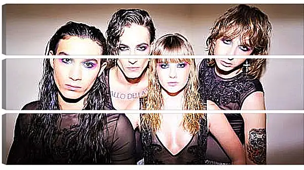 Модульная картина - Maneskin. Итальянская рок-группа