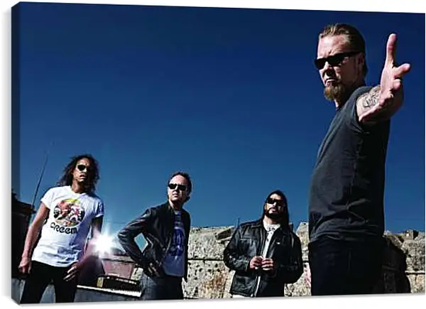Постер на подрамнике - Металлика. Metallica