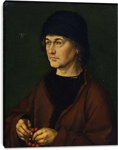 Постер на подрамнике - Портрет Альбрехта Дюрера старшего. Альбрехт Дюрер