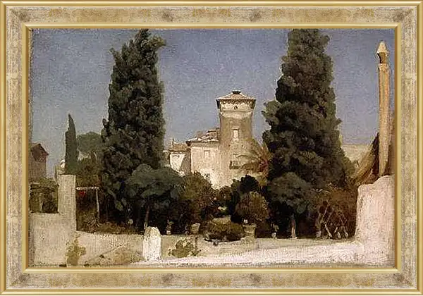Картина в раме - The Villa Malta, Rome. Вилла Мальта, Рим. Барон Фредерик Лейтон