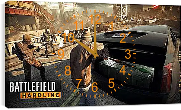 Часы картина - Battlefield: Hardline