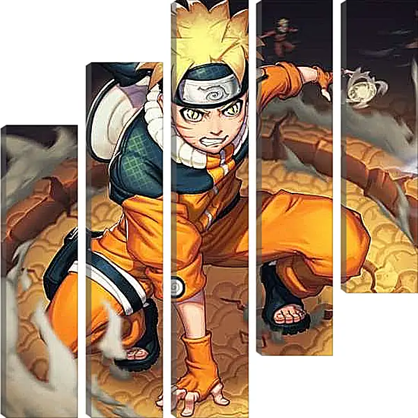 Модульная картина - Наруто Удзумаки