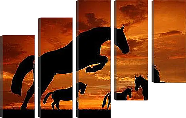 Модульная картина - Африка