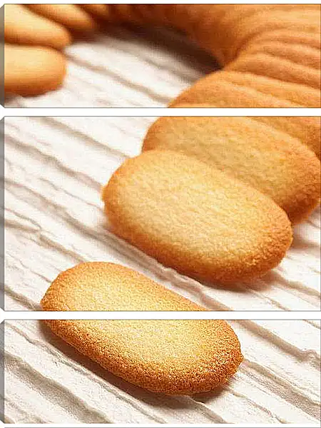 Модульная картина - Печенье. Сладкое утро.