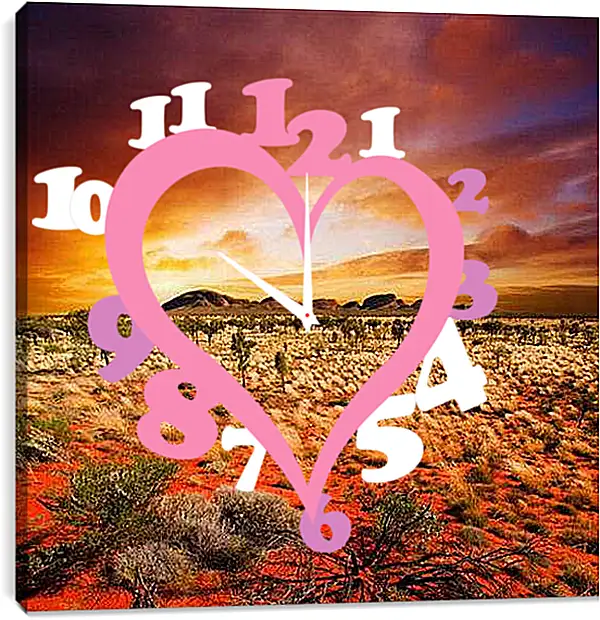 Часы картина - Природа