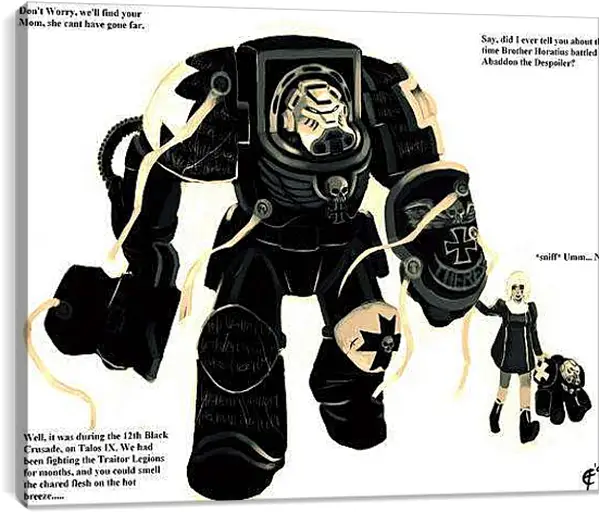 Постер на подрамнике - Warhammer