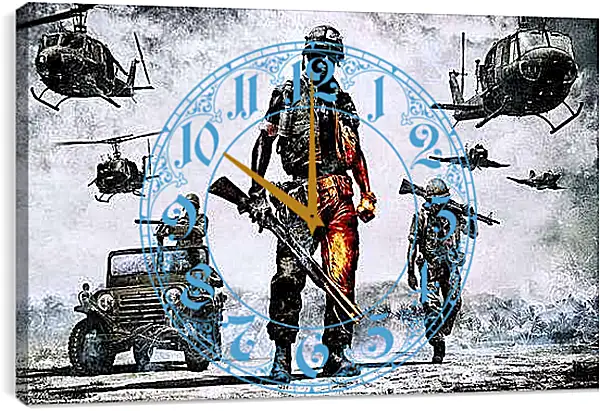 Часы картина - Battlefield: Bad Company 2