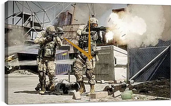 Часы картина - Call Of Duty