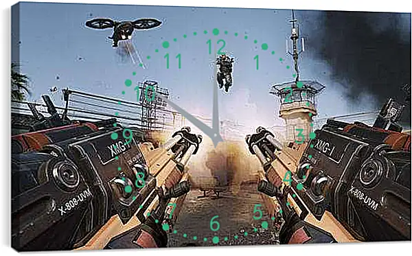 Часы картина - Call Of Duty: Advanced Warfare