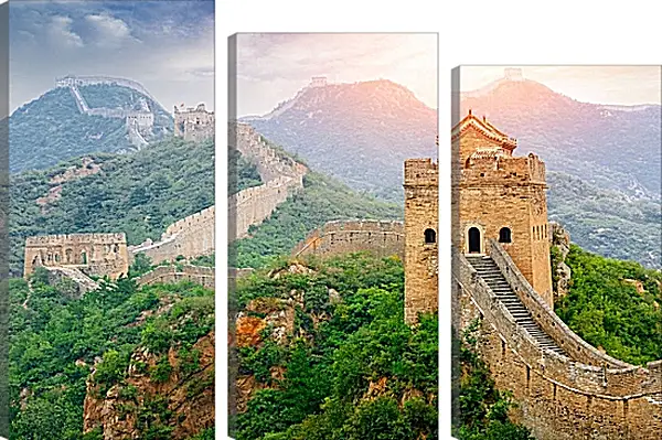Модульная картина - Великая Китайская стена 3