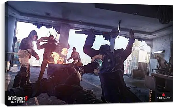 Постер на подрамнике - Dying Light 2: Stay Human