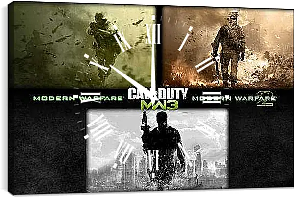 Часы картина - Call Of Duty