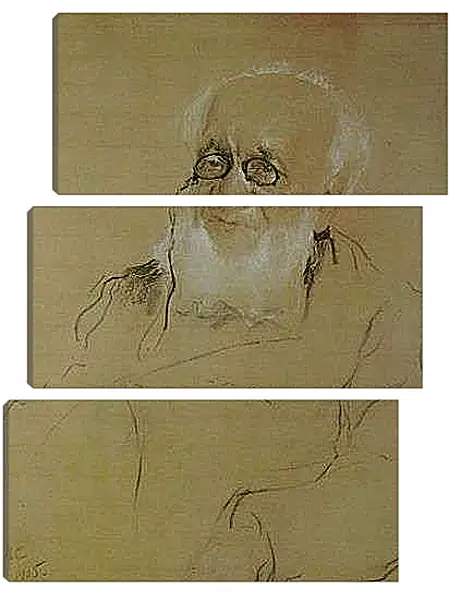 Модульная картина - Портрет П. Валентин Александрович Серов