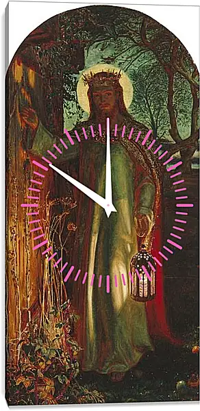 Часы картина - Светоч мира. Уильям Холман Хант