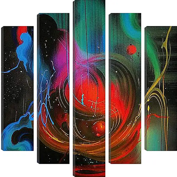 Модульная картина - Абстракция Хаус 2