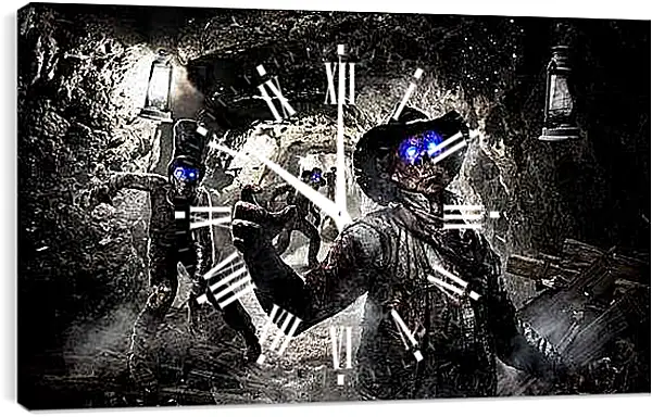 Часы картина - Call Of Duty: Black Ops II