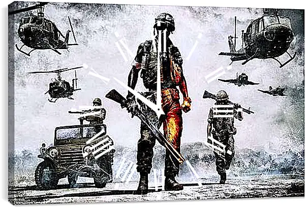 Часы картина - Battlefield: Bad Company 2