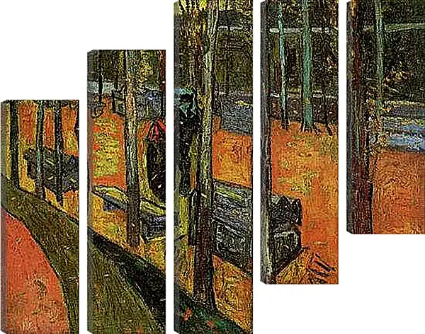 Модульная картина - Les Alyscamps 2. Винсент Ван Гог