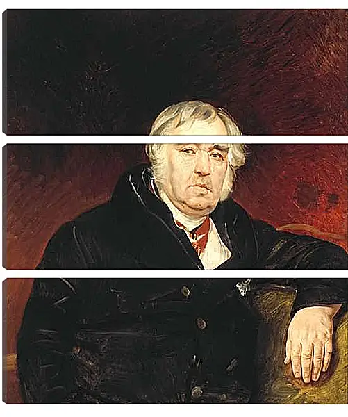 Модульная картина - Портрет И. А. Крылова. Брюллов Карл Павлович