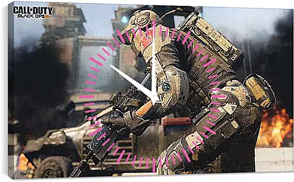 Часы картина - Call Of Duty: Black Ops III