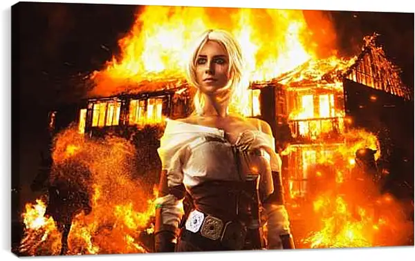 Постер на подрамнике - The Witcher (Ведьмак), Цирилла Фиона Элен Рианнон