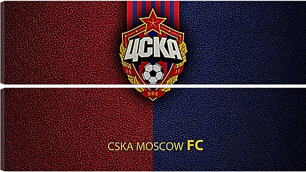 Модульная картина - Эмблема ФК ЦСКА Москва