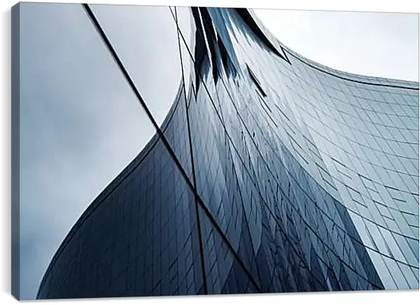 Постер на подрамнике - Время и стекло 4