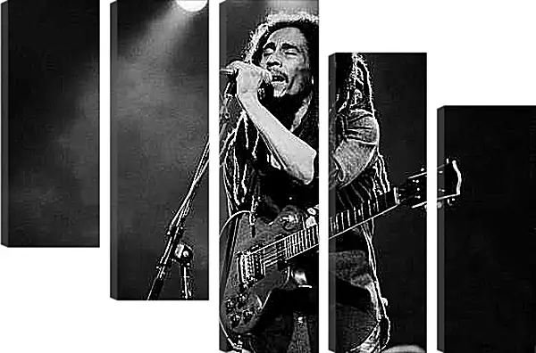 Модульная картина - Боб Марли. Bob Marley