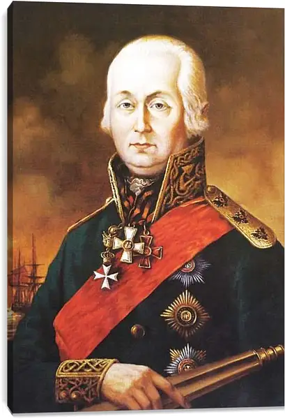 Постер на подрамнике - Фёдор Фёдорович Ушаков