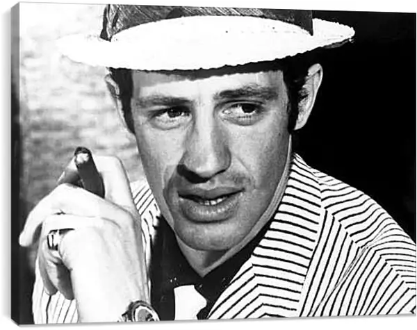 Постер на подрамнике - Жан-Поль Бельмондо. Jean-Paul Belmondo