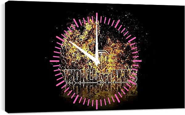 Часы картина - World Of Tanks