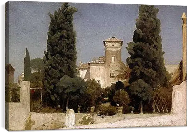 Постер на подрамнике - The Villa Malta, Rome. Вилла Мальта, Рим. Барон Фредерик Лейтон