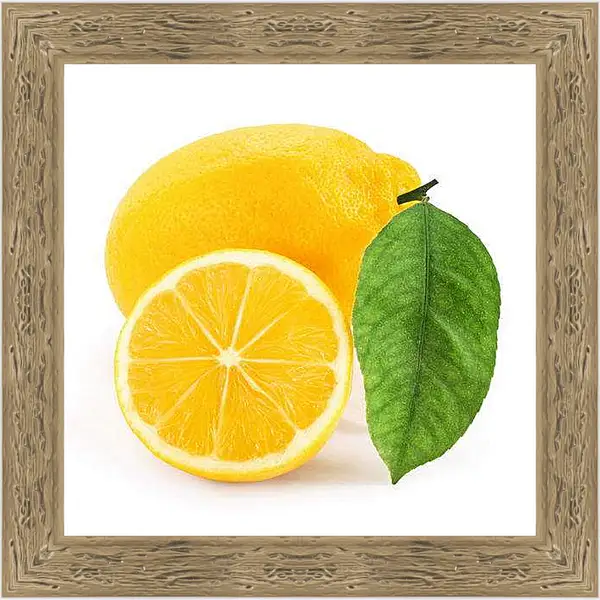 Картина в раме - Лимон. Лимонный Свет.