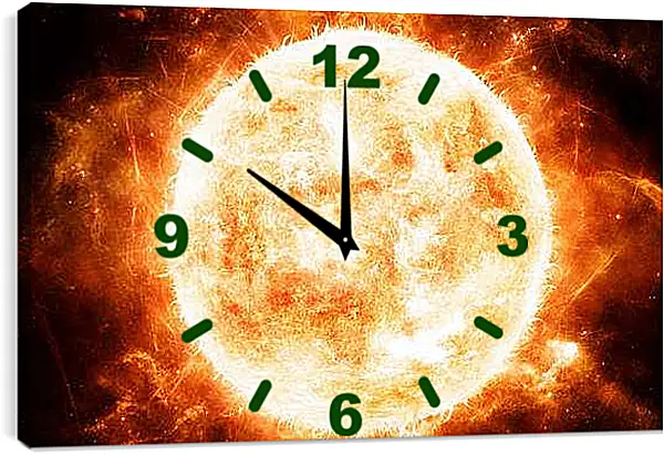 Часы картина - Космос