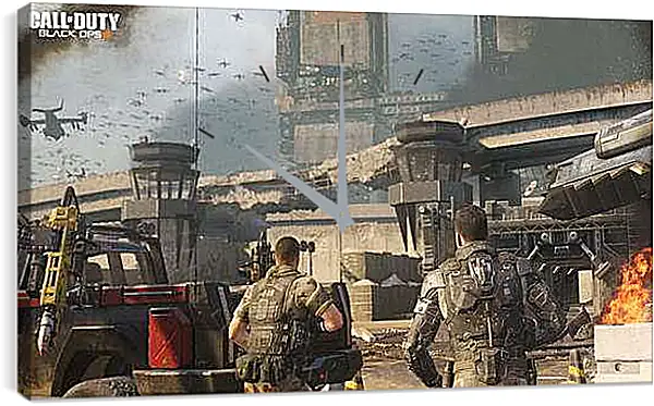 Часы картина - Call Of Duty: Black Ops III