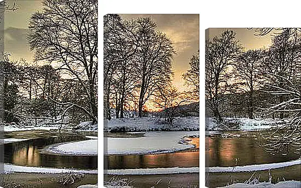 Модульная картина - Зима