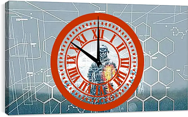 Часы картина - battlefield 3, soldier, graphics