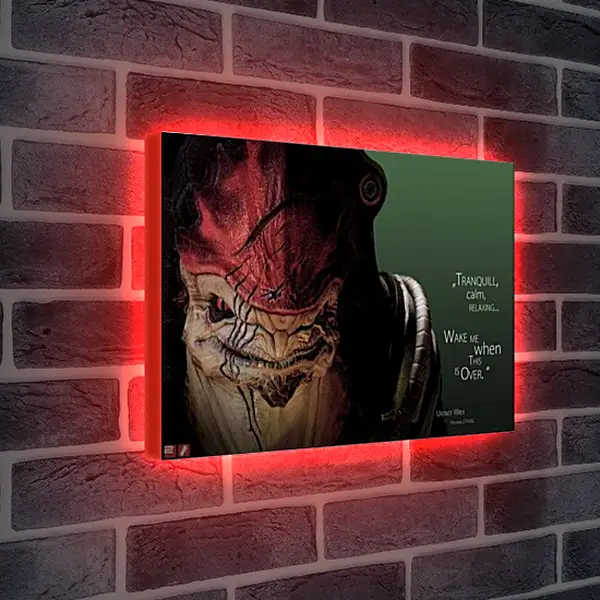 Лайтбокс световая панель - Mass Effect 2