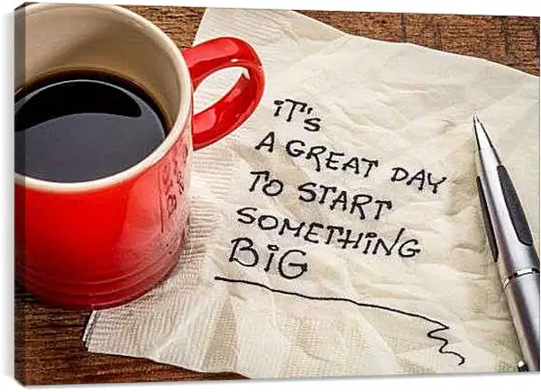 Постер на подрамнике - Отличный день