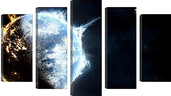 Модульная картина - Космос