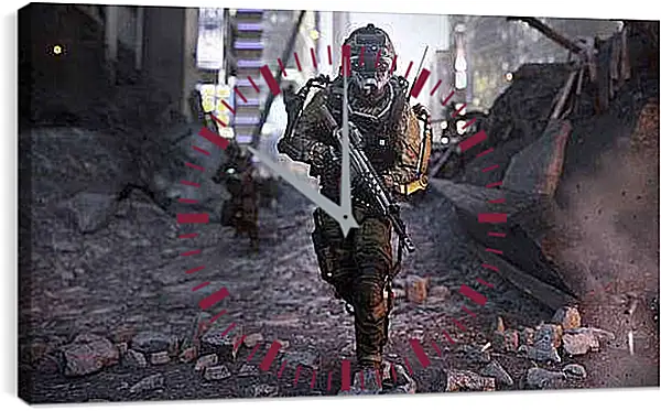 Часы картина - Call Of Duty: Advanced Warfare