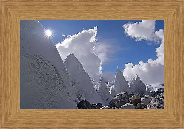 Картина в раме - Зима