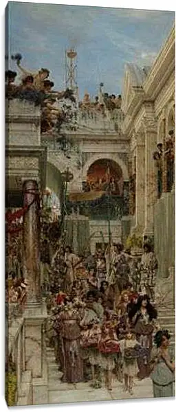 Постер на подрамнике - Springtime. Лоуренс Альма-Тадема