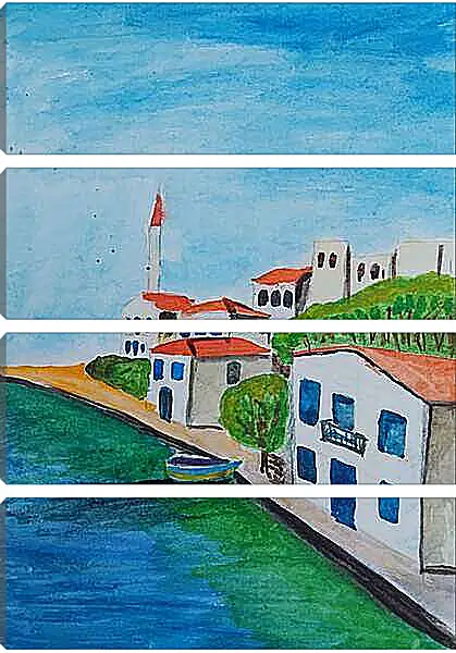 Модульная картина - Лазурный берег