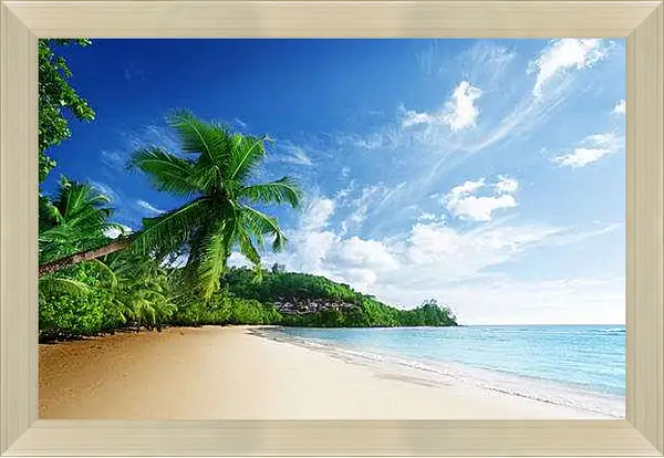 Картина в раме - Дикий пляж