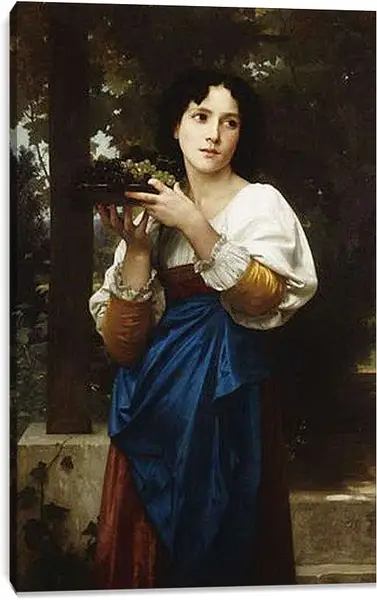 Постер на подрамнике - La treille. Адольф Вильям Бугро