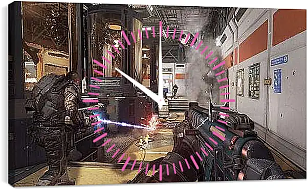 Часы картина - Call Of Duty: Advanced Warfare